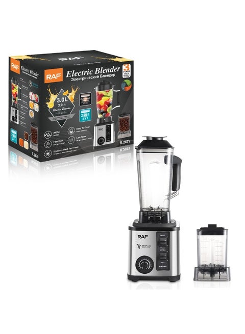 خلاط راف 2 في 1 سعة 3 لتر بقوة 2600 وات مع مطحنة – RAF R.2879